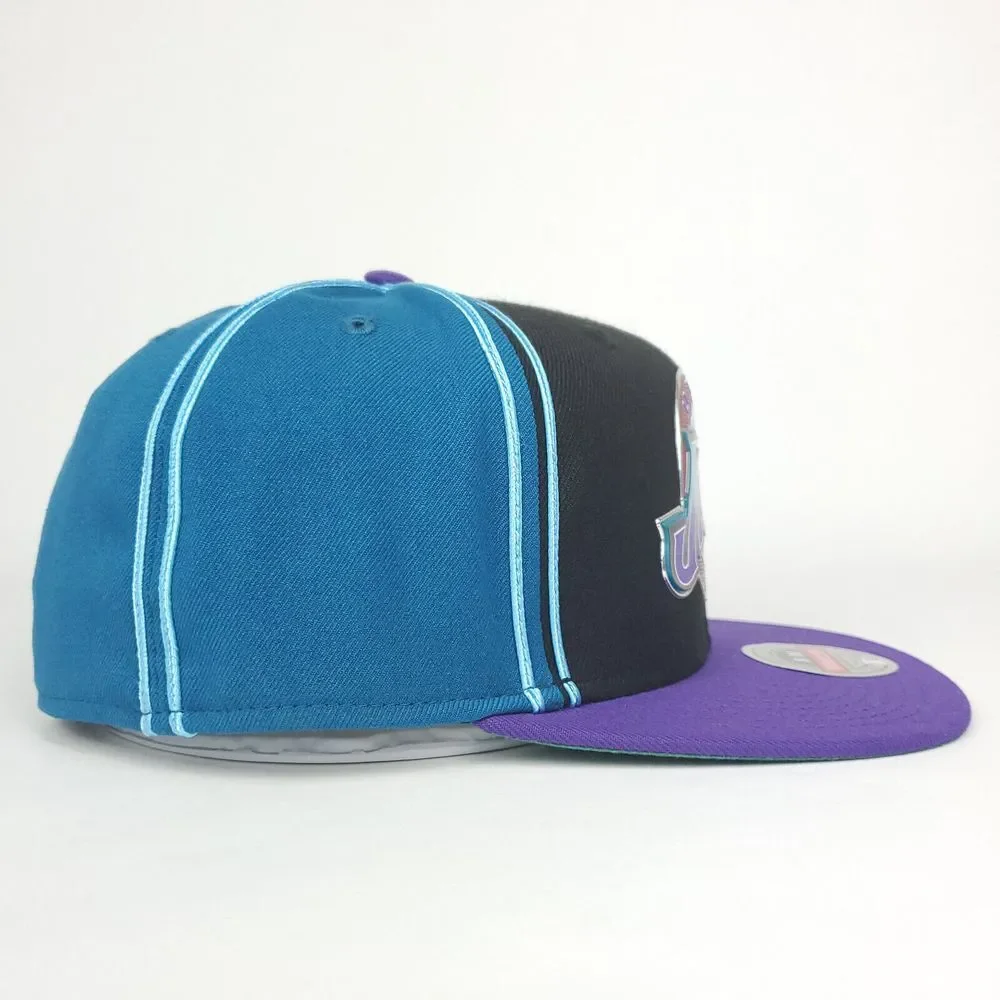 Utah‎ Jazz Mitchell & Ness NBA Flex Small-Medium Flatbill Hat Cap 3D Logo NWT